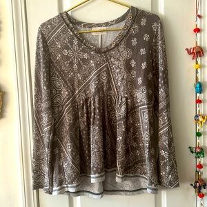 Sugarfox Babydoll Hilo Lightweight Top